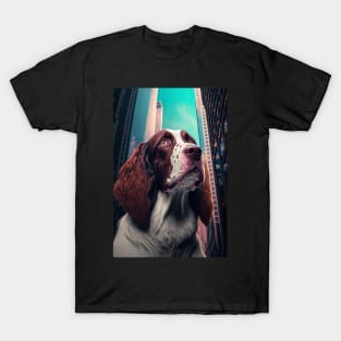 English Springer Spaniel in the Big Apple! T-Shirt